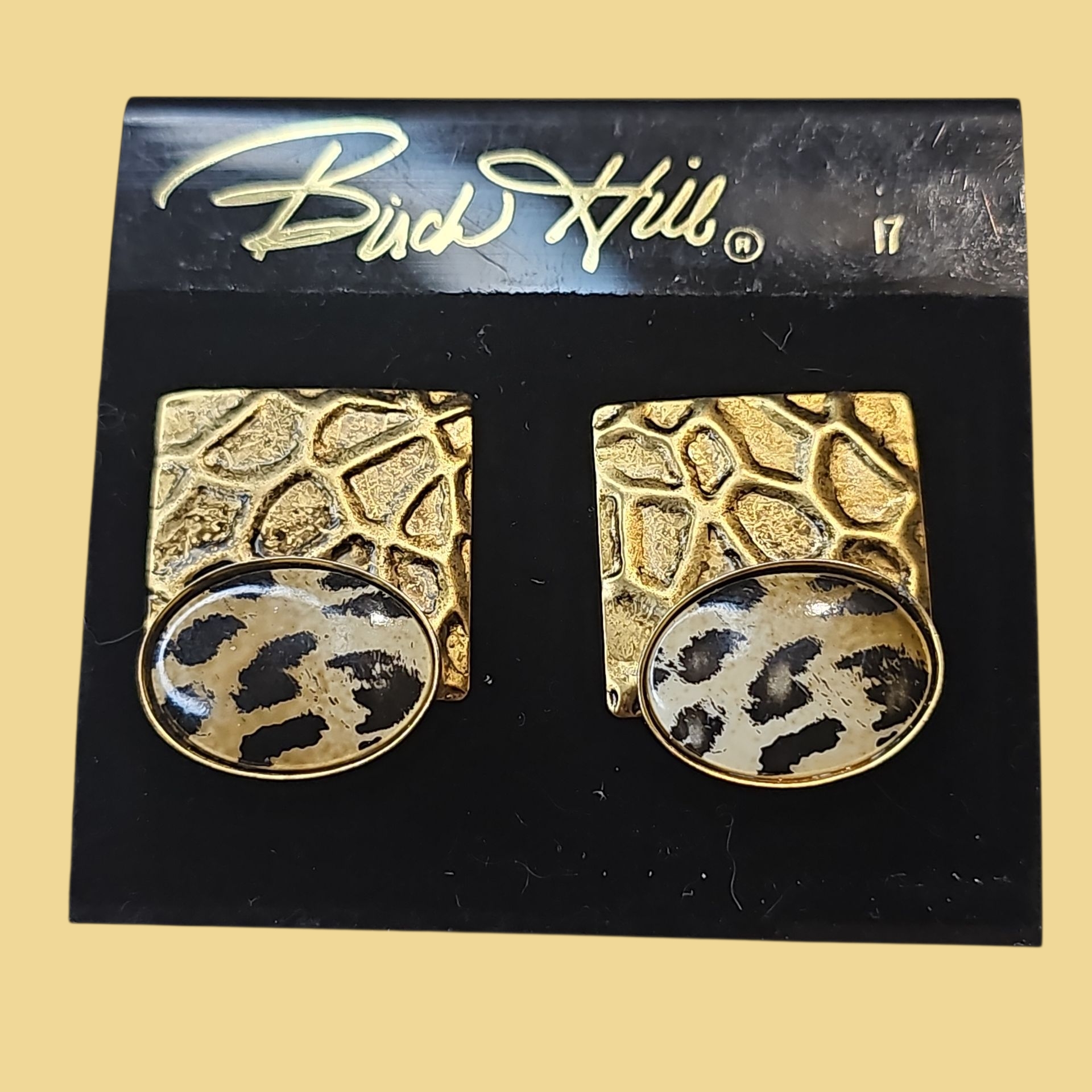 Birch Hill Bold Textured And Animal Print Earrings